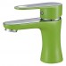 Tap Contemporary Color Painting Wash Basin Faucet Tap Mixer  Green - B076Z7T9XN